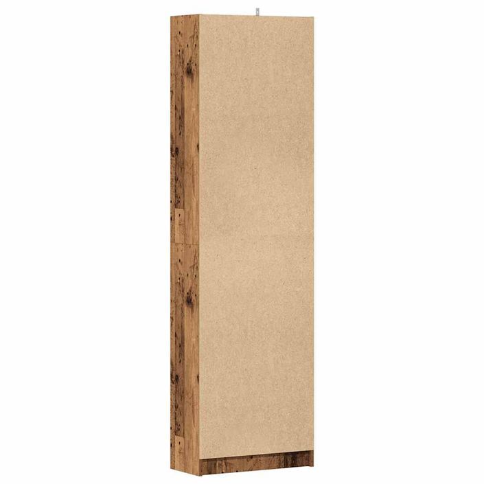 Garde-robe de couloir vieux bois 55x25x189 cm bois d'ingénierie - Photo n°5