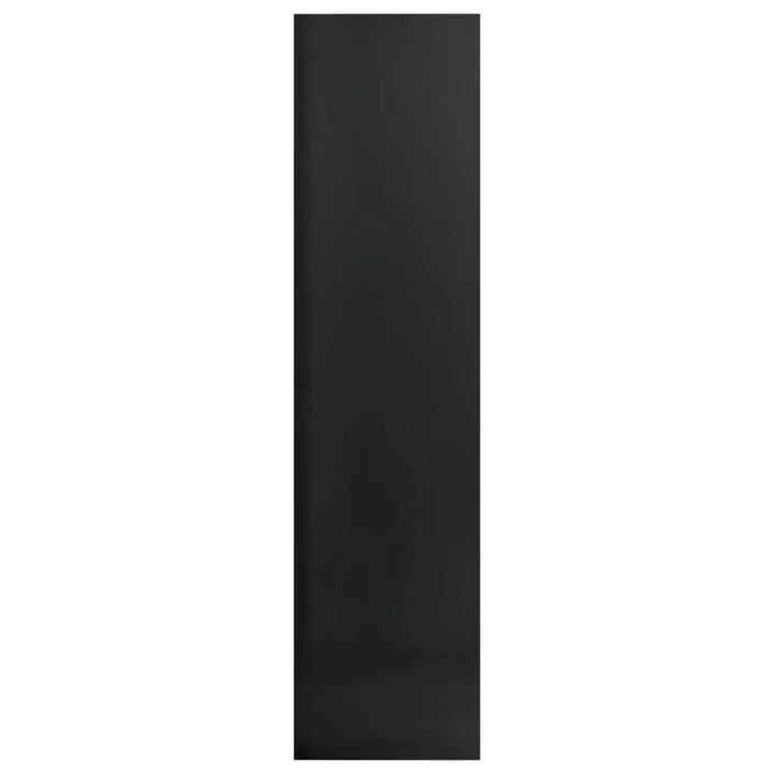 Garde-robe Noir brillant 100 x 50 x 200 cm - Photo n°6