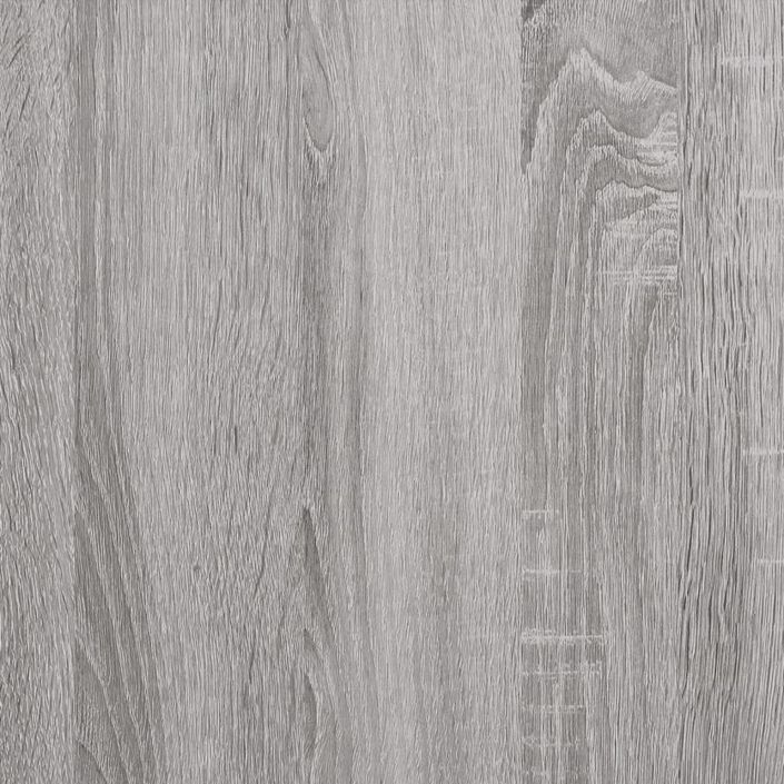 Garde-robe sonoma gris 100x50x200 cm bois d'ingénierie - Photo n°7