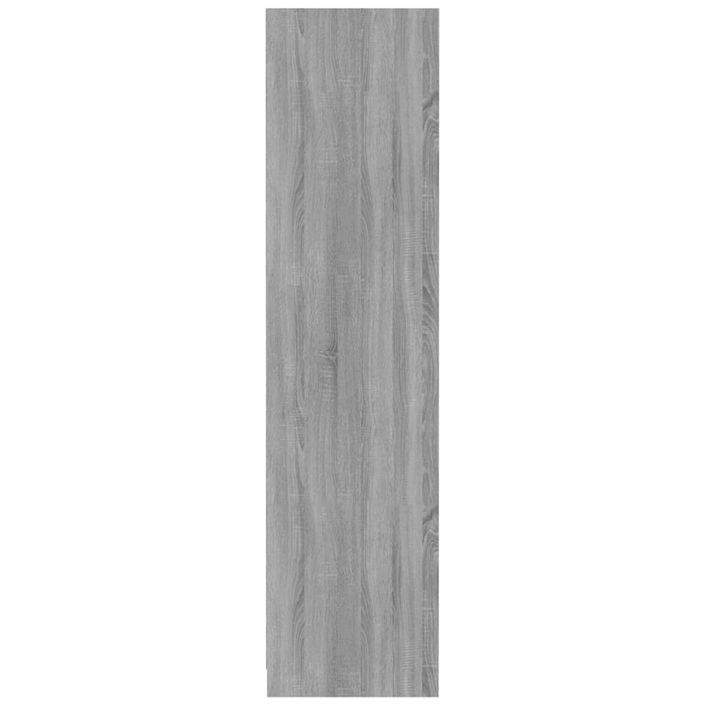 Garde-robe Sonoma gris 100x50x200 cm Bois d'ingénierie - Photo n°5