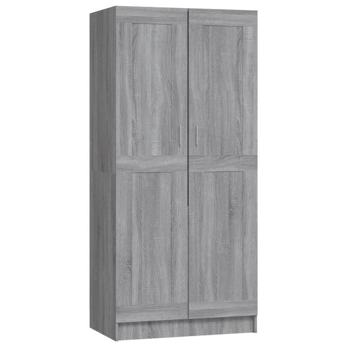 Garde-robe Sonoma gris 82,5x51,5x180 cm Bois d'ingénierie - Photo n°1