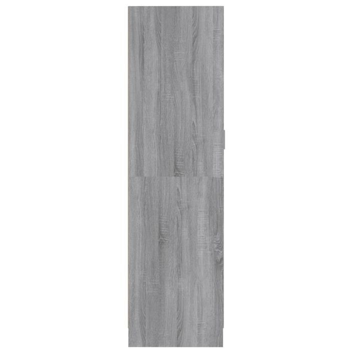 Garde-robe Sonoma gris 82,5x51,5x180 cm Bois d'ingénierie - Photo n°6