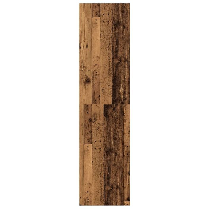 Garde-robe vieux bois 100x50x200 cm bois d'ingénierie - Photo n°5