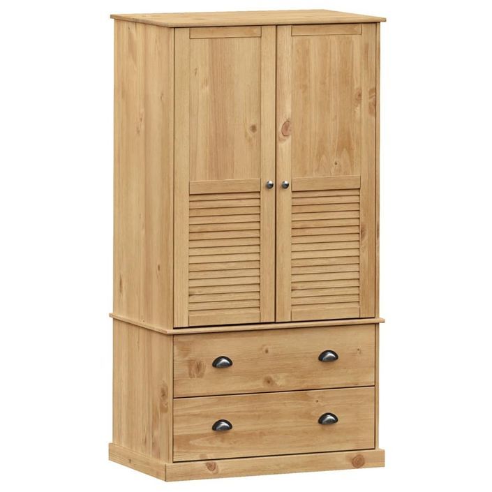 Garde-robe VIGO 90x55x176 cm bois massif de pin - Photo n°1