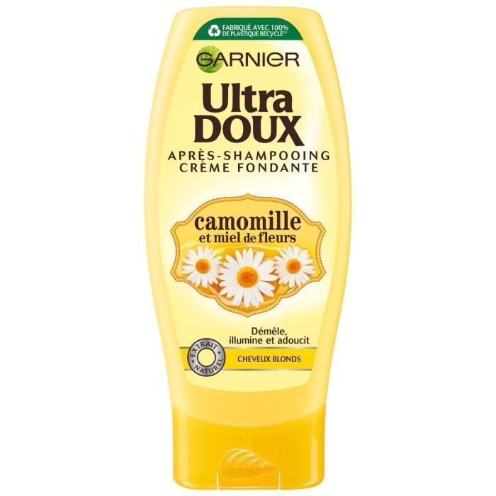 GARNIER Ultra Doux Apres-Shampoing a la Camomille et Miel de Fleurs - 200 ml - Photo n°1