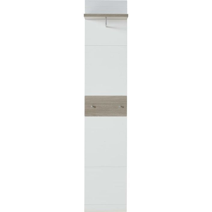 Germania Panneau de porte-manteau 39x29,9x19,46 cm Chêne-Nelson blanc - Photo n°2