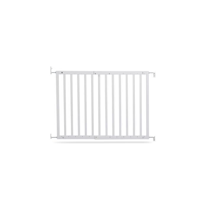 GEUTHER Barriere extensible en Hetre coloris blanc pour porte et escalier - Réglable : 63,5 - 105,5 cm - Photo n°1