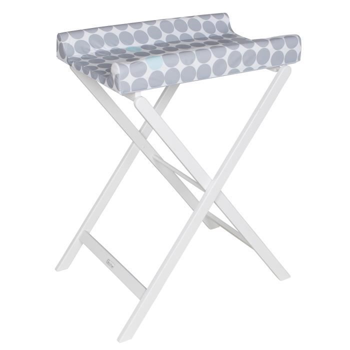 GEUTHER Table a langer pliable TRIXI blanche 2 - Photo n°1