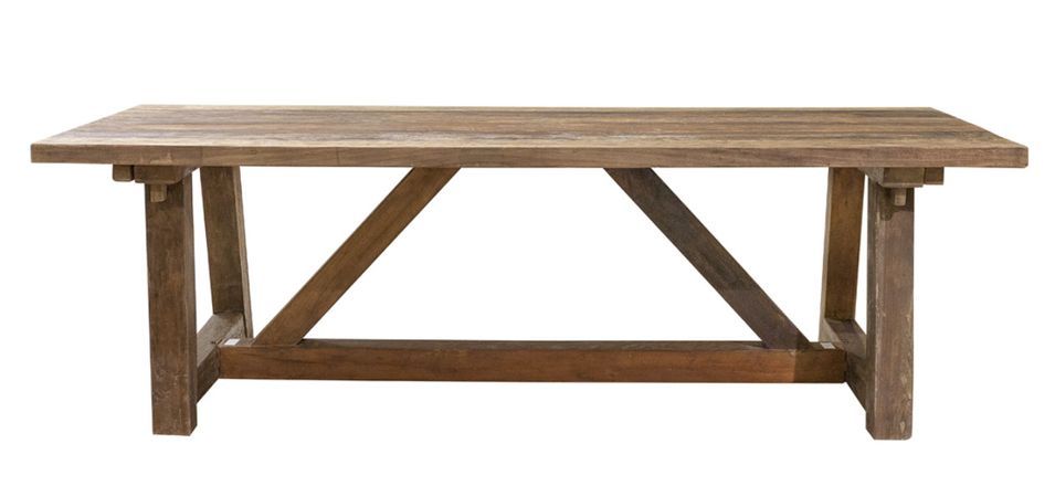 Grande table à manger en bois massif Jardo 250 cm - Photo n°2
