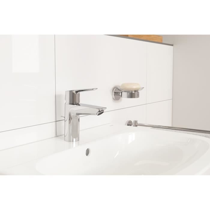 GROHE QUICKFIX Start Robinet de salle de bains lavabo, mousseur économie d'eau, avec tirette de vidage, bonde incluse, 24209002 - Photo n°3