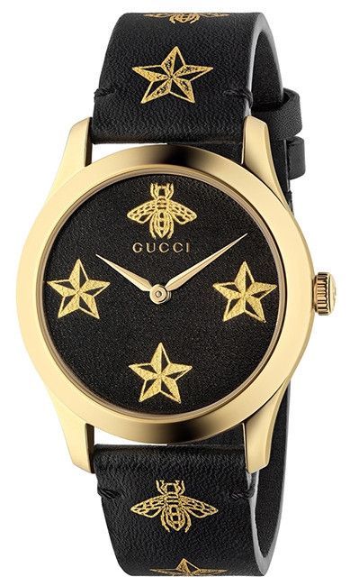 Gucci YA1264055 G-Timeless Ladies Watch - Noir/Or - Photo n°1