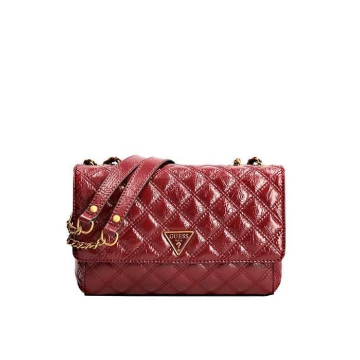 GUESS Cessily - Sac a main Convertible Xbody Flap Beet - Femme - Rouge - Photo n°1