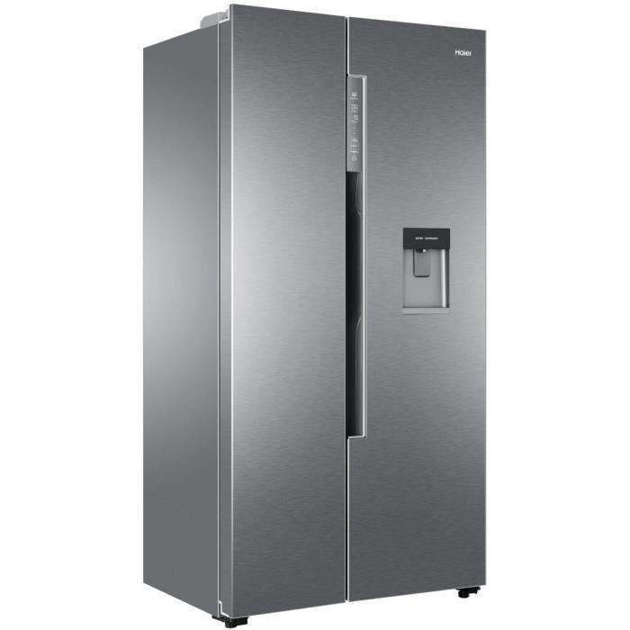 HAIER HRF-522IG6 - Réfrigérateur américain - 500 L (331 L + 169 L) - Total no frost - A+ - L 90,8 x H 179 cm - Silver - Photo n°2