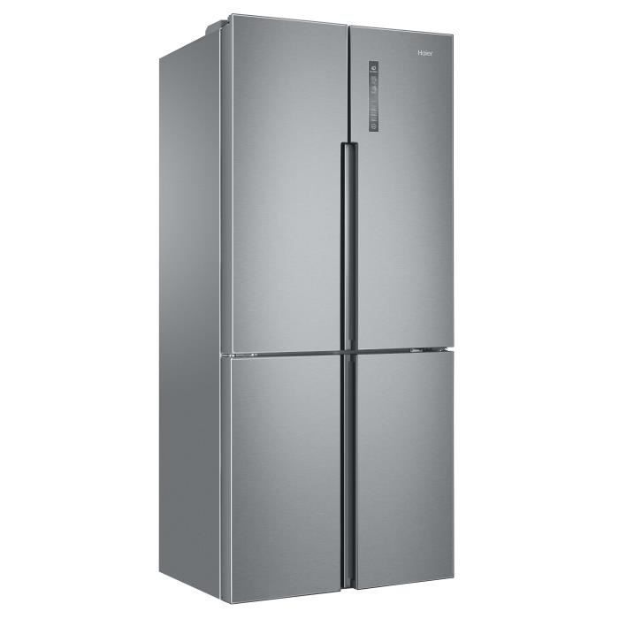 HAIER HTF-452DM7 - Réfrigérateur multi-portes - No Frost - 468L (314+ 154) - L83.3 x H190 cm - Inox - Photo n°2