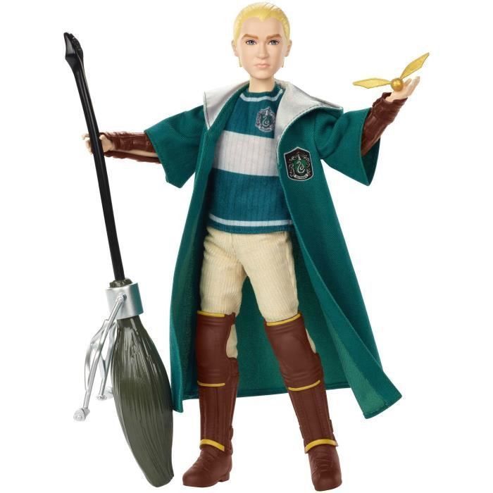 HARRY POTTER - Poupée Quidditch Drago Malefoy - Poupée Figurine 27 cm - 11 articulations - Photo n°1