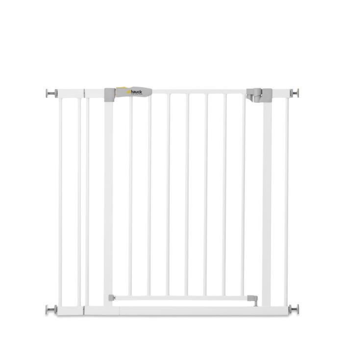 HAUCK Barriere de sécurité enfant Stop'n Safe 2 + extension 9 cm - Blanc - Photo n°1