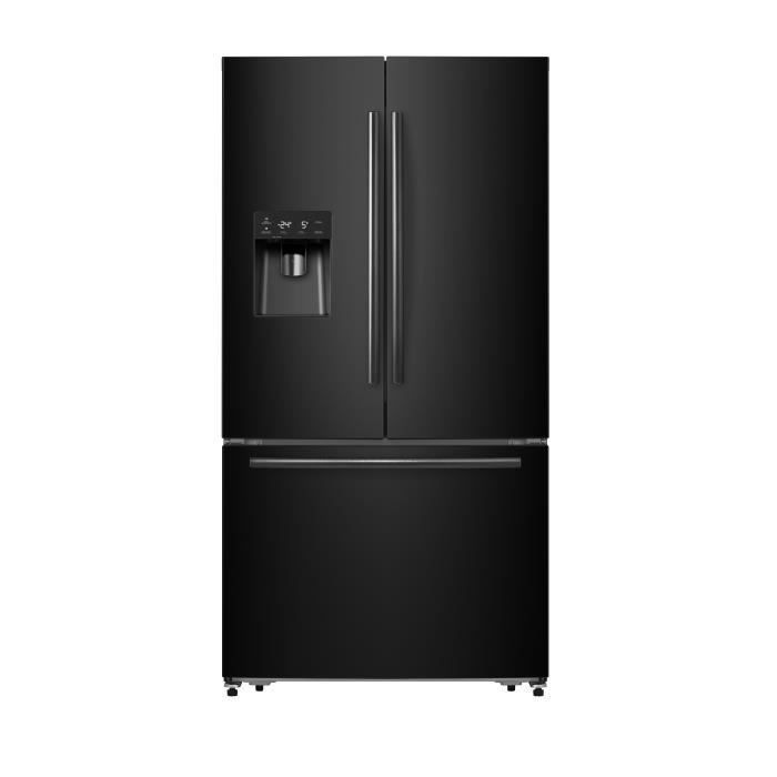 HISENSE - RF697N4WF1 - Réfrigérateur multi-portes - 536L (417L + 119L) - froid ventilé total - A+ - L91cm x H178cm - Inox noir - Photo n°1