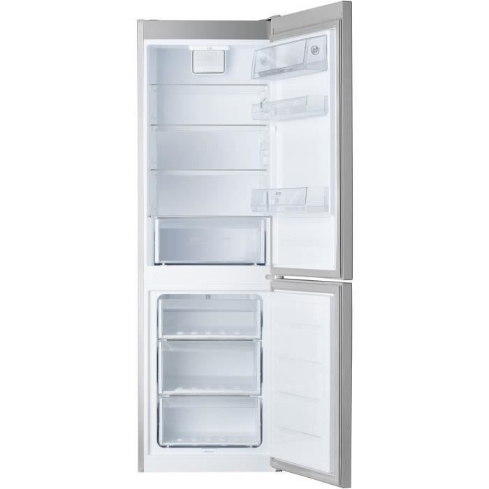 HOTPOINT H8A1ES - Réfrigérateur congélateur bas - 338L (227+111) - Froid brassé - A+ - L 60cm x H 189cm - Silver - Photo n°2