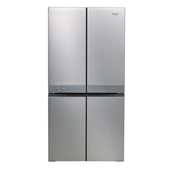HOTPOINT HAQ9E1L - Réfrigérateur multiportes, 591 L (384 L + 207 L), 187,5 X 90,9 X 69,7 cm, Inox, A+, Total No Frost - Photo n°1