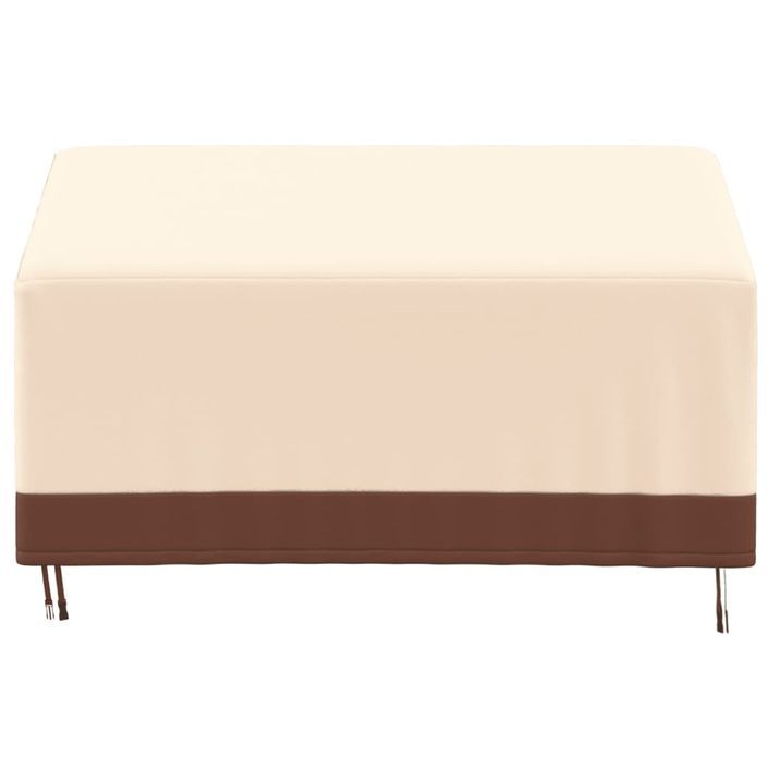 Housses de banc 3 places 2 pcs 159x84x56/81cm tissu oxford 600D - Photo n°4