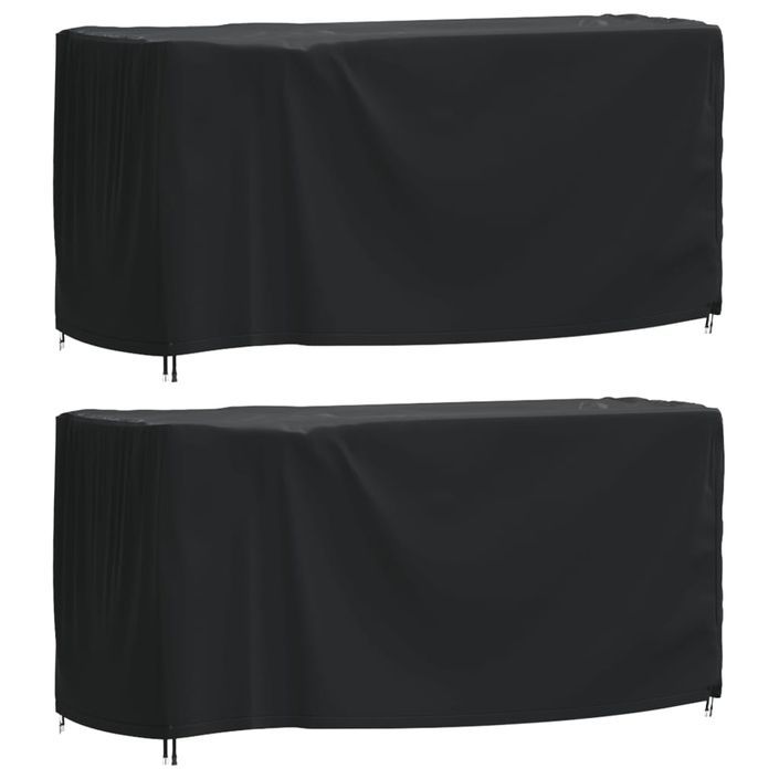 Housses de salon de jardin 2 pcs 180x70x90 cm imperméable 420D - Photo n°1