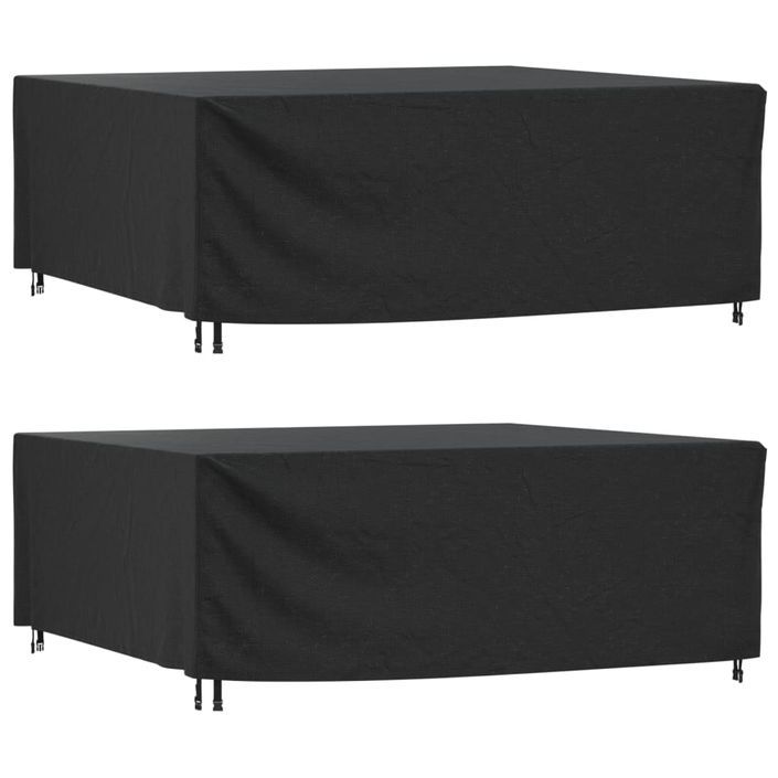 Housses de salon de jardin 2 pcs 250x210x90 cm imperméable 420D - Photo n°1