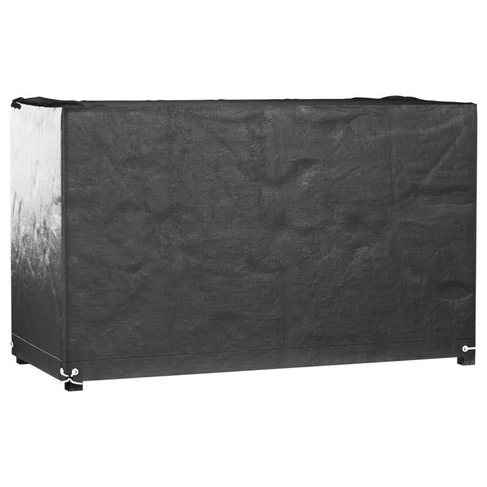 Housses salon de jardin 2pcs 8œillets 125x55x75cm rectangulaire - Photo n°3