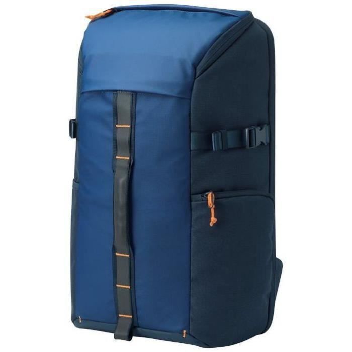 HP Sac a Dos Pavilion Tech Backpack 15.6 Bleu, Materiel résistant a l'eau, poche RFID, compartiment compatible TSA - Photo n°1