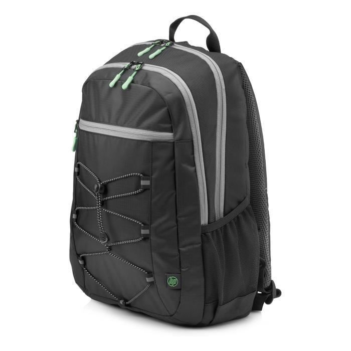 HP Sac a dos pour ordinateur portable Active Backpack - 15.6 - Noir et Vert menthe - Photo n°1