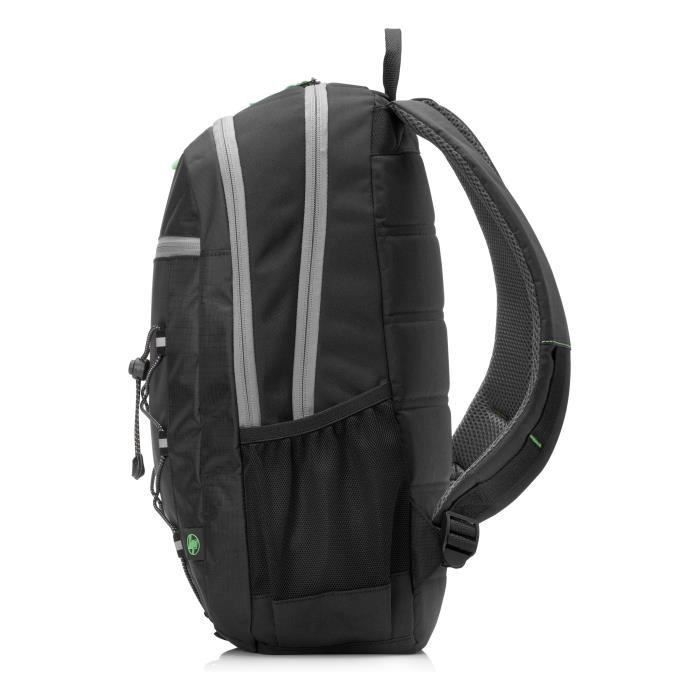 HP Sac a dos pour ordinateur portable Active Backpack - 15.6 - Noir et Vert menthe - Photo n°2