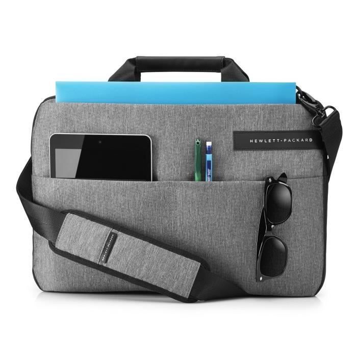HP Sacoche pour ordinateur portable - Signature Slim Topload - 17,3 - Noir / Gris - Photo n°2