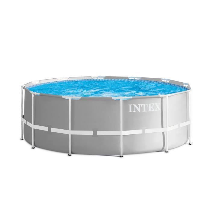 INTEX Kit piscine Prism Frame - Ø366 x 122 cm - Photo n°1