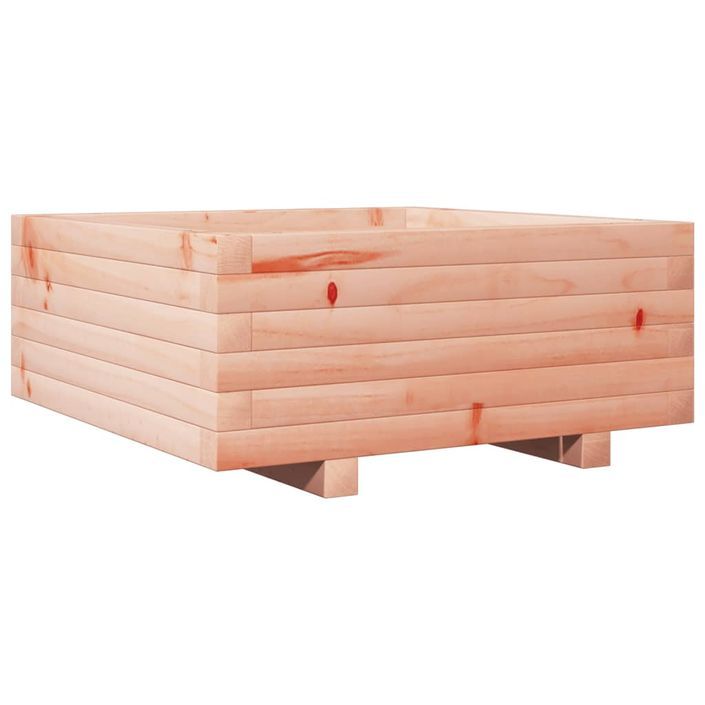 Jardinière 60x60x26,5 cm bois massif douglas - Photo n°7