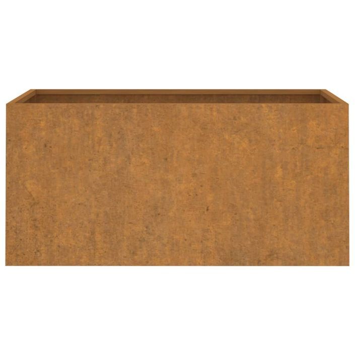 Jardinière 62x30x29 cm acier corten - Photo n°5