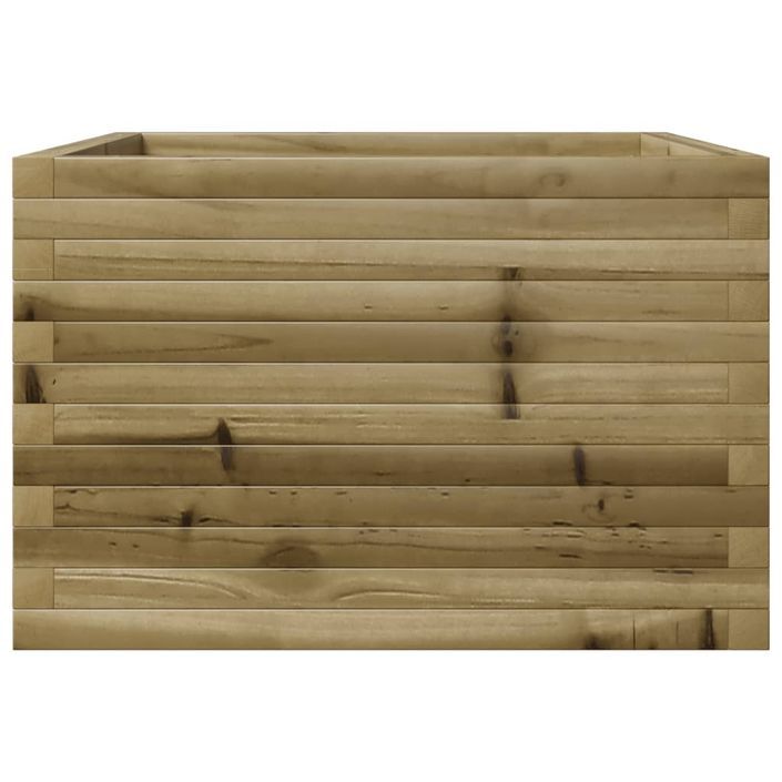 Jardinière 70x70x45,5 cm bois de pin imprégné - Photo n°6