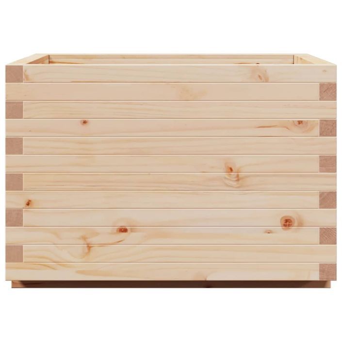 Jardinière 70x70x49,5 cm bois de pin massif - Photo n°6