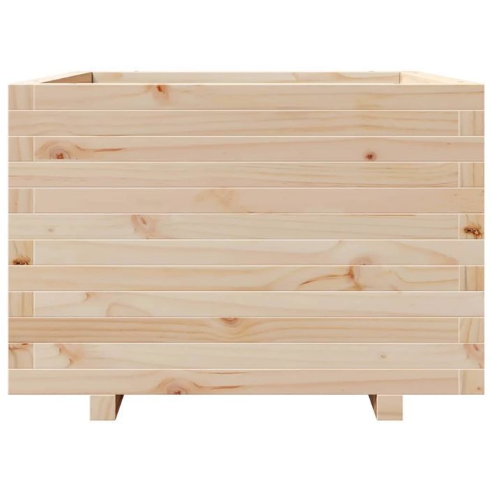 Jardinière 70x70x49,5 cm bois de pin massif - Photo n°5