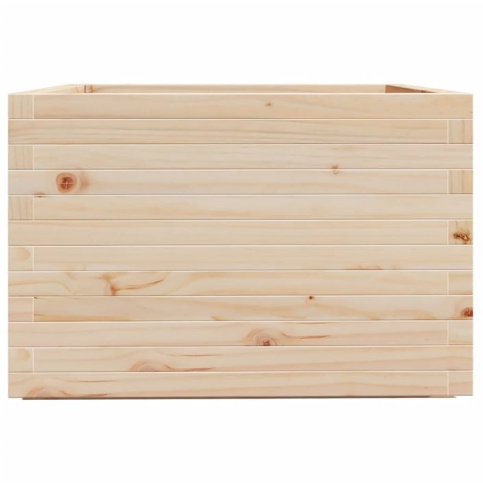 Jardinière 70x70x49,5 cm bois de pin massif - Photo n°6