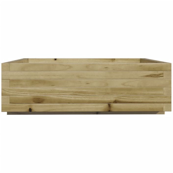 Jardinière 80x80x26,5 cm bois de pin imprégné - Photo n°6