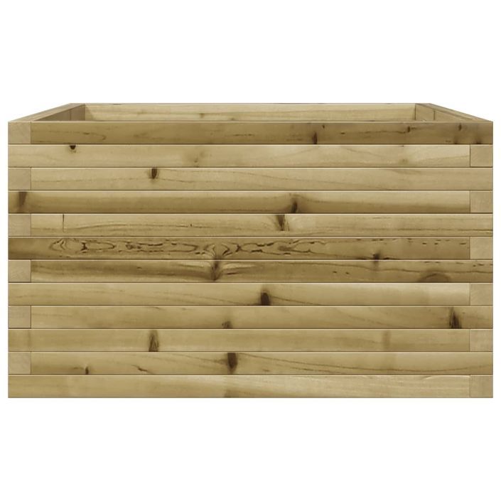 Jardinière 80x80x45,5 cm bois de pin imprégné - Photo n°5