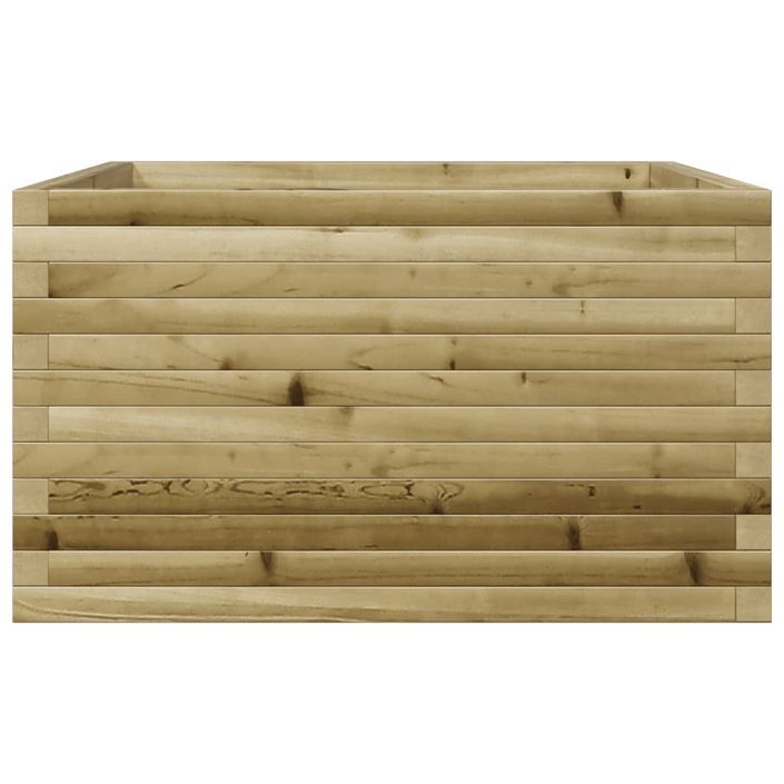 Jardinière 80x80x45,5 cm bois de pin imprégné - Photo n°6