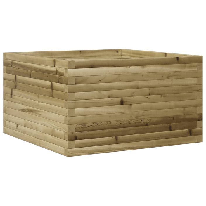 Jardinière 80x80x45,5 cm bois de pin imprégné - Photo n°7