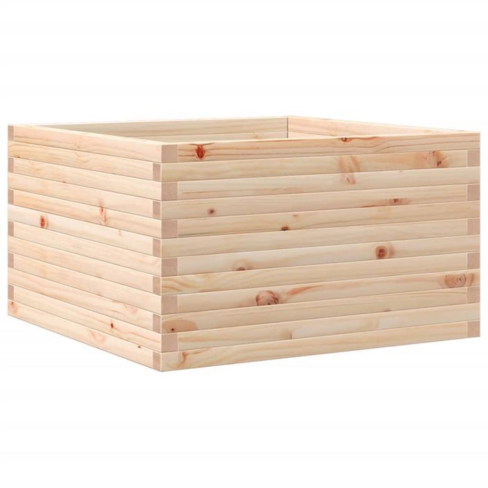 Jardinière 80x80x45,5 cm bois de pin massif - Photo n°2