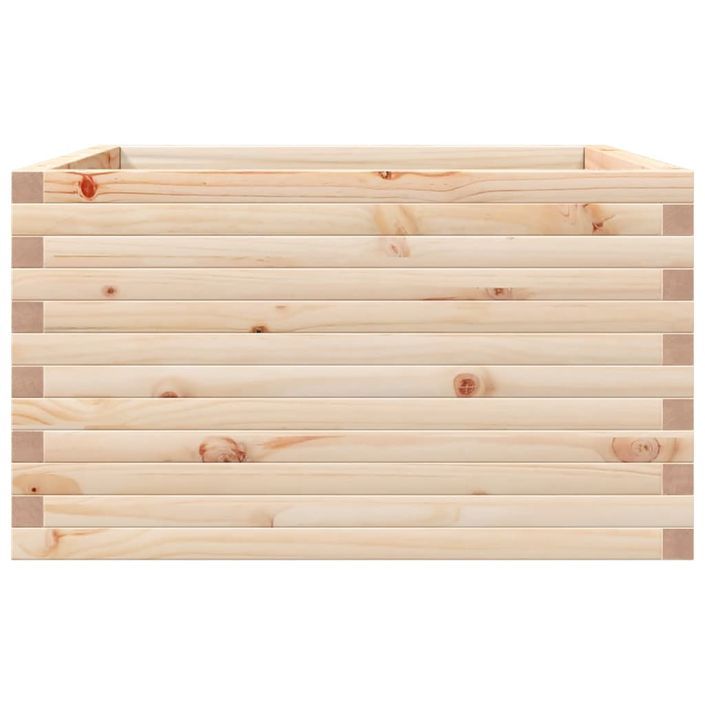 Jardinière 80x80x45,5 cm bois de pin massif - Photo n°5