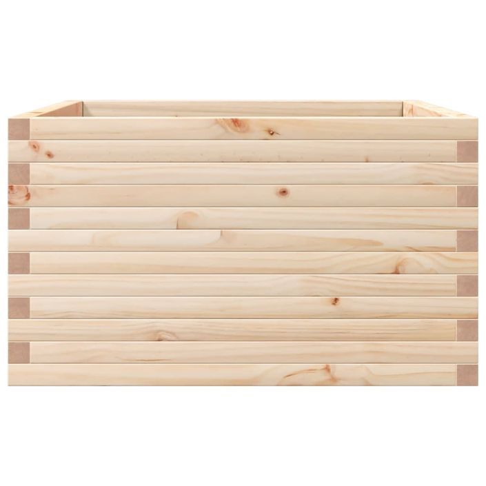 Jardinière 80x80x45,5 cm bois de pin massif - Photo n°6