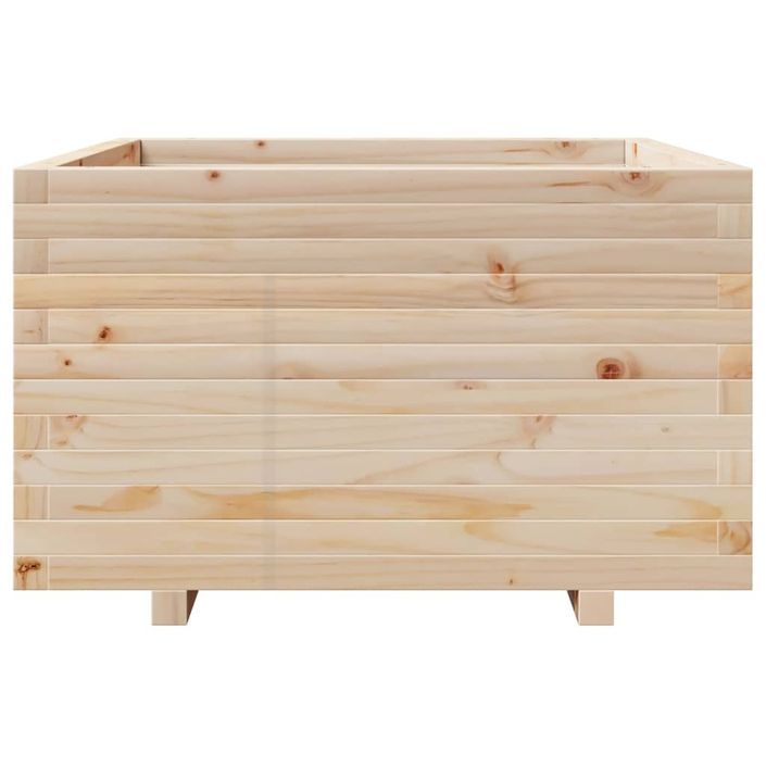 Jardinière 80x80x49,5 cm bois de pin massif - Photo n°5