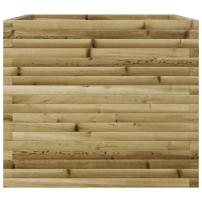 Jardinière 80x80x68,5 cm bois de pin imprégné - Photo n°5