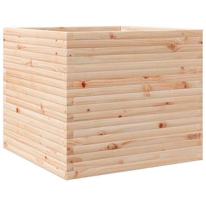 Jardinière 80x80x68,5 cm bois de pin massif - Photo n°2