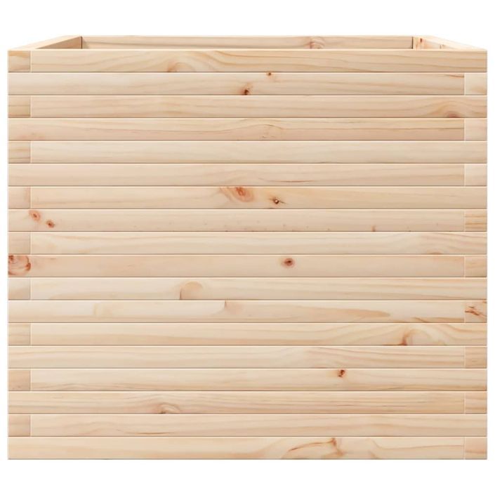 Jardinière 80x80x68,5 cm bois de pin massif - Photo n°5