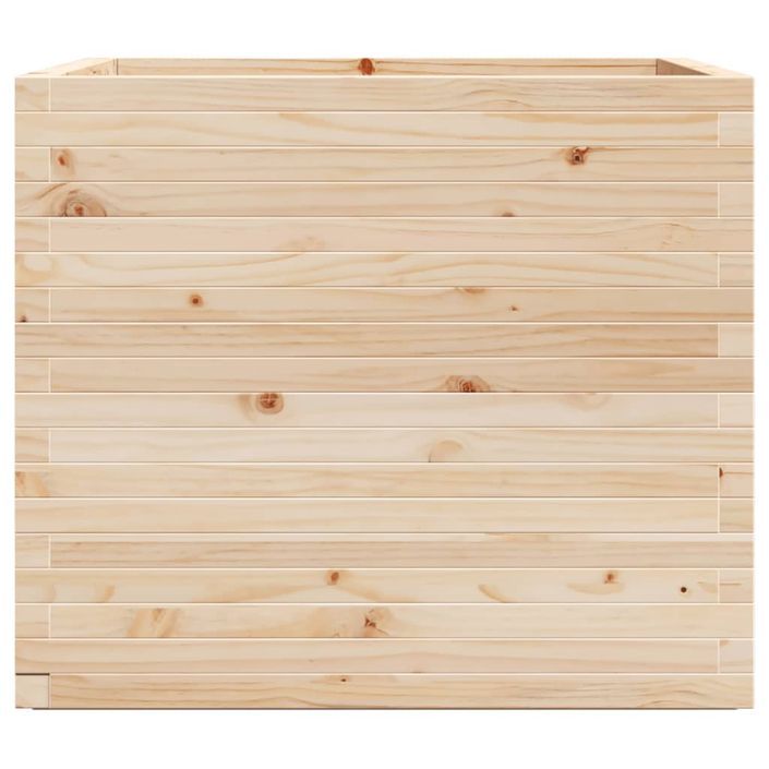 Jardinière 80x80x72 cm bois de pin massif - Photo n°6